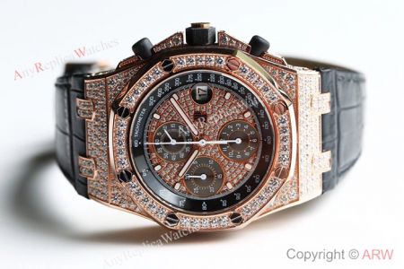 SWISS JF AUDEMARS PIGUET DIAMONDS 7750 MOVEMENT 42MM P4000 WATCH